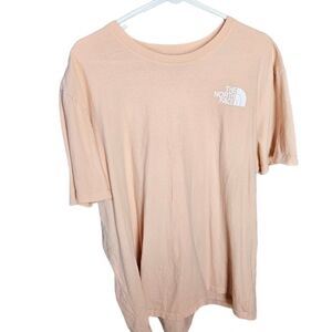The North Face light pink tee 2XL